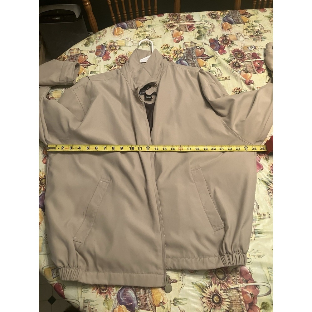 RBM Outdoor Collection Bomber Jacket Black Mens Sz L Lined Zip Collared - Picture 9 of 11